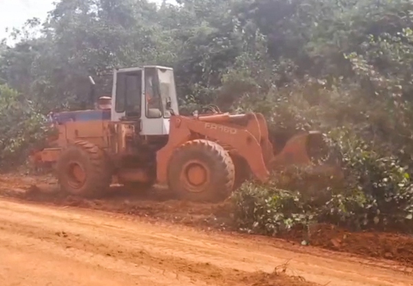 GOBERNACIÓN INICIA EL MANTENIMIENTO DEL TRAMO CARRETERO BOLIVAR - CACHUELA ESPERANZA