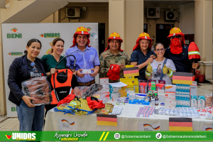 BENI RECIBE DE ALEMANIA DOTACIÓN DE EQUIPAMIENTO E INSUMOS MÉDICOS PARA SUPERAR DESASTRE POR INCENDIOS Y SEQUÍA