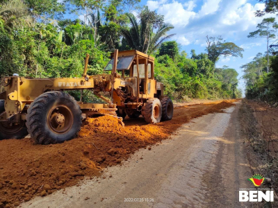 TRABAJOS DE MANTENIMIENTO VIAL DEL TRAMO BOLIVAR -  CACHUELA ESPERANZA SE CUMPLEN SEGÚN LO ESTABLECIDO