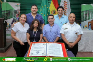BENI RECIBE RÉPLICAS DE LAS PARTITURAS DEL HIMNO NACIONAL QUE ESTÁ LIGADO A SU RICA HISTORIA