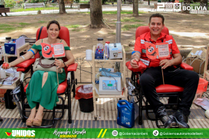 Beni: Donantes voluntarios de sangre aumentaron de 785 en 2020 a 2.301 el año 2024 bajo el impulso del gobernador Unzueta