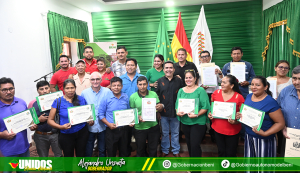 GOBERNACIÓN FORTALECE A 25 ORGANIZACIONES SOCIALES DEL BENI CON LA ENTREGA DE PERSONALIDADES JURÍDICAS